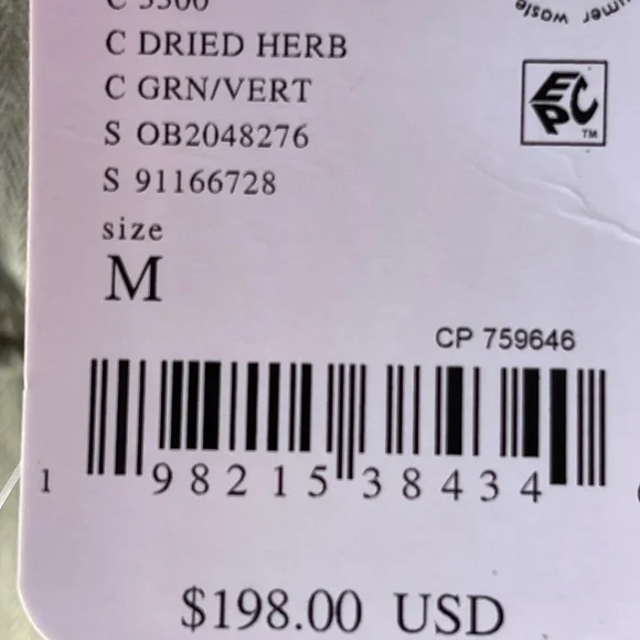 Free People Arya Utility Jacket, Medium, Dried Herb - NWT - Picture 8 of 9